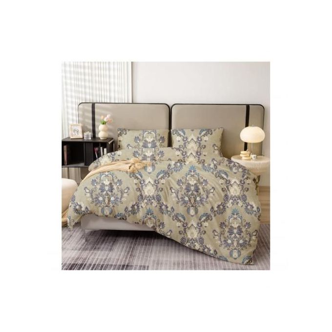 DWIRTY Housse de couette VENUS Antiallergique (Deux places) +2 taies d’oreiller Offerts