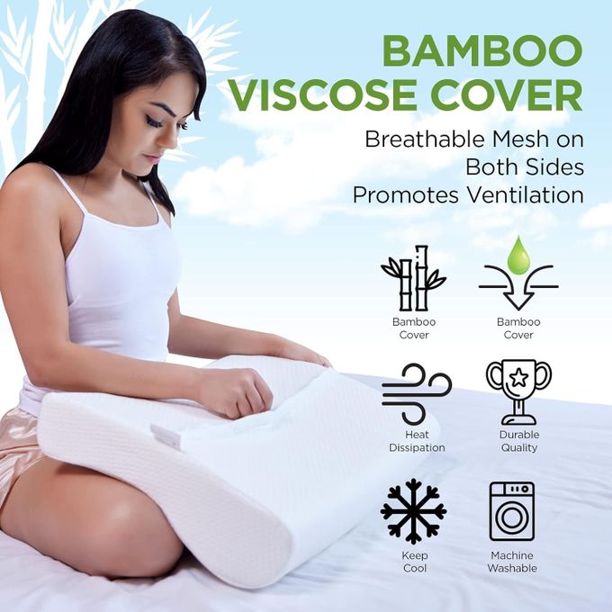 Oreiller cervical en mousse à mémoire de forme pour dorsales