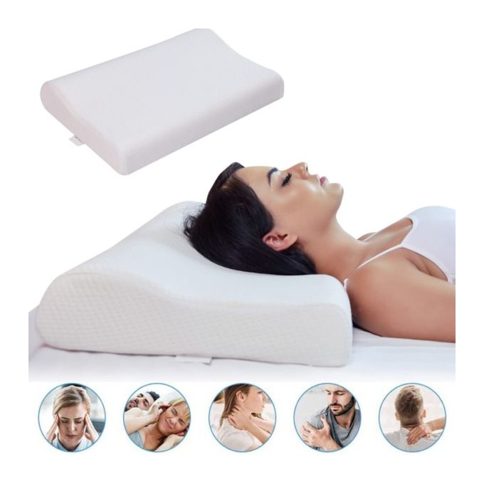 Oreiller cervical en mousse à mémoire de forme pour dorsales