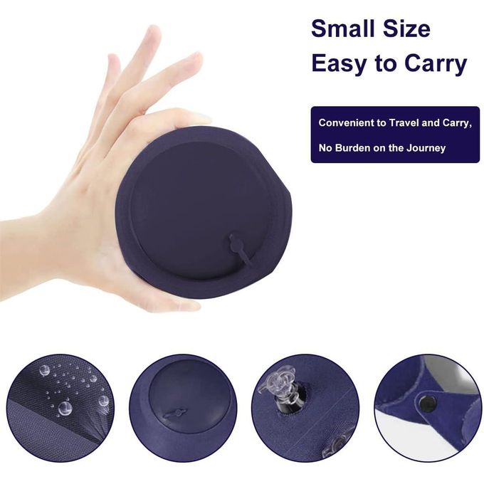 Oreiller de voyage Nuque , Oreiller cervical gonflable, Coussin de voyage Nuque - AUTO GONFLAGE