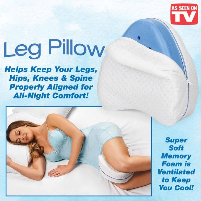 Oreiller jambe pour dos,hanches,jambes genoux soulagement la pression du nerf sciatique