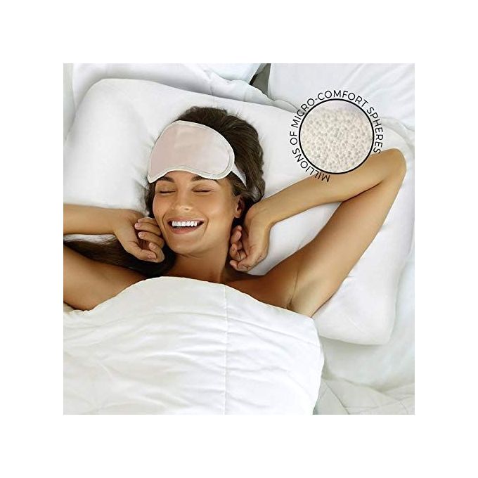 Oreiller mousse doux confortable Aide à soulager les douleurs au cou et au dos